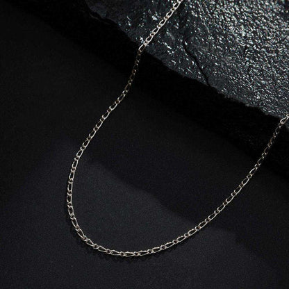 Corrente Prateada Masculina Elo 1 por 1 - Galeria