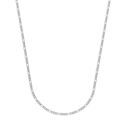 Corrente Prateada Masculina Elo 3 por 1 – 3mm